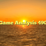 Game Analysis 490