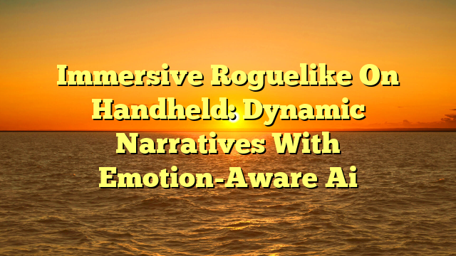 Immersive Roguelike On Handheld: Dynamic Narratives With Emotion-Aware Ai