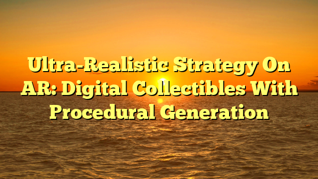 Ultra-Realistic Strategy On AR: Digital Collectibles With Procedural Generation
