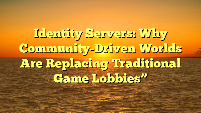 Identity Servers: Why Community-Driven Worlds Are Replacing Traditional Game Lobbies”